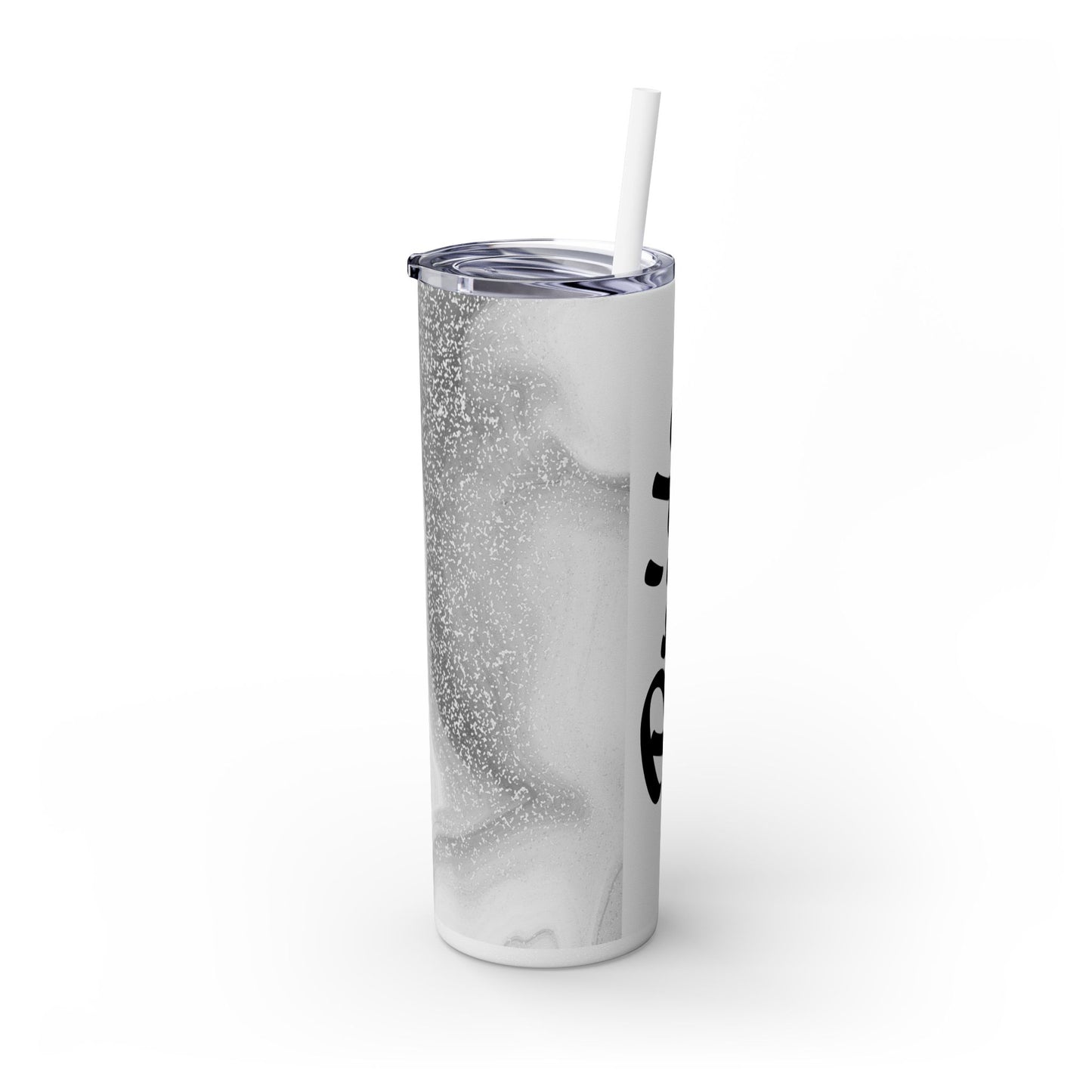 Bride Skinny Tumbler, 20oz - Silver Wedding Formal Bridal Gift, Drinkware, Bridal Party Favors, Bachelorette Gift, Wedding Anniversary Gifts