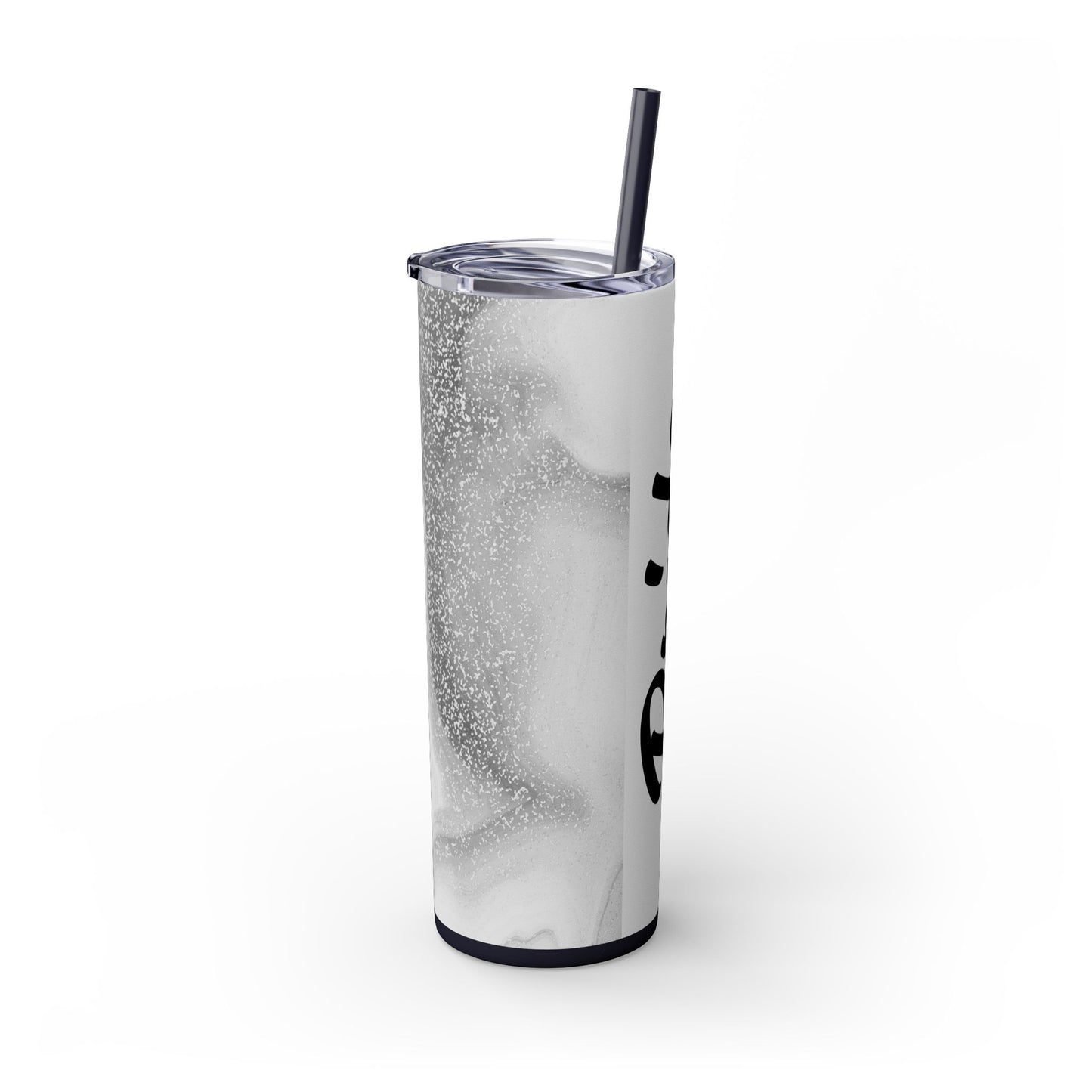 Bride Skinny Tumbler, 20oz - Silver Wedding Formal Bridal Gift, Drinkware, Bridal Party Favors, Bachelorette Gift, Wedding Anniversary Gifts