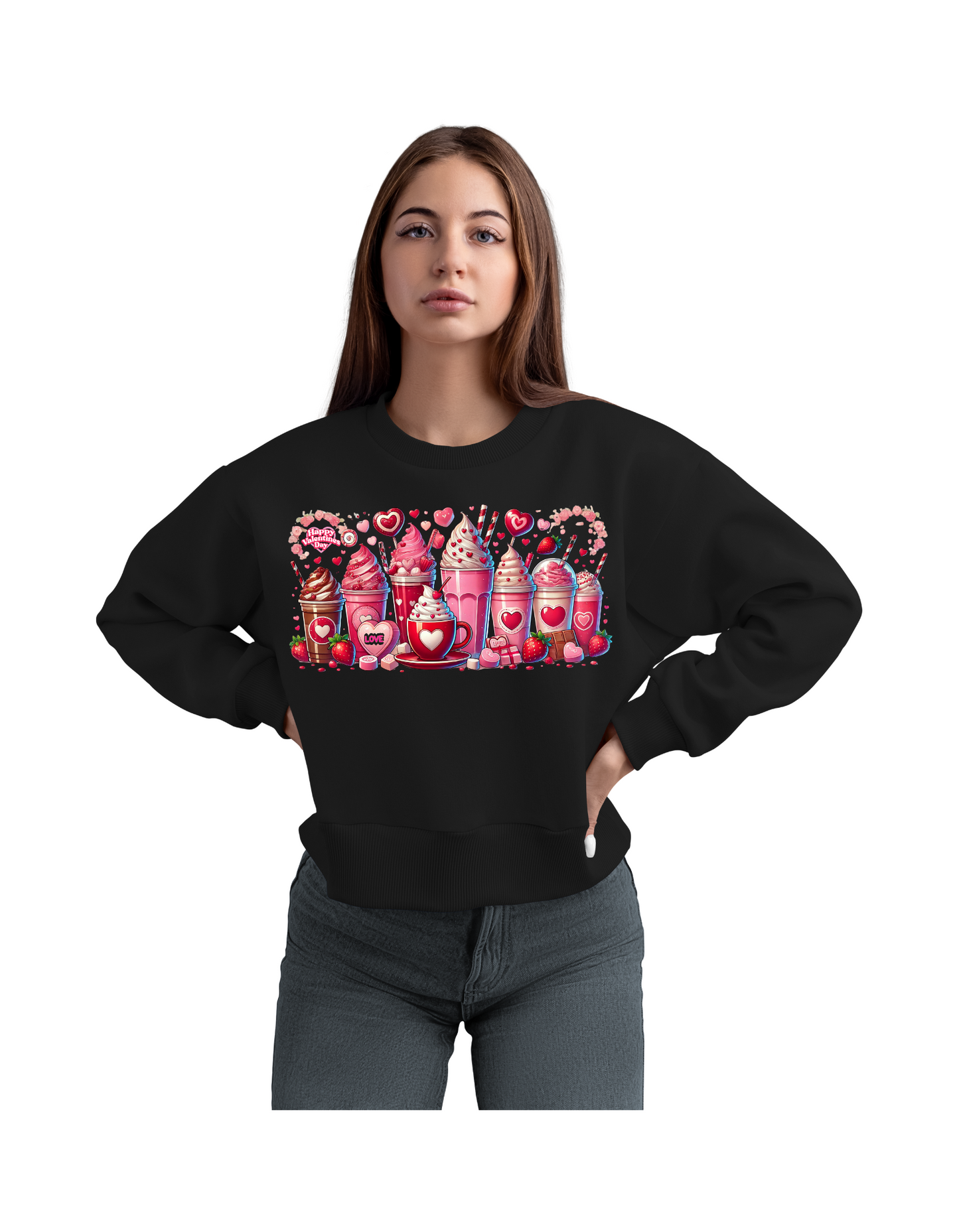 "All Booked for Valentines" Cozy Sweat Shirt