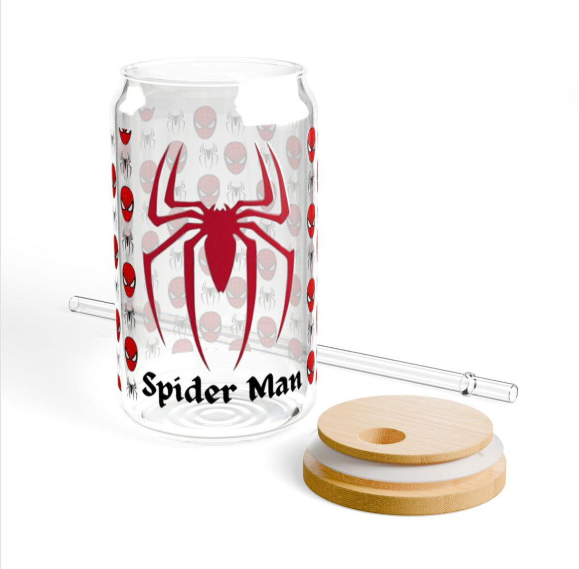 Heroic Web Crawler Glass Cup