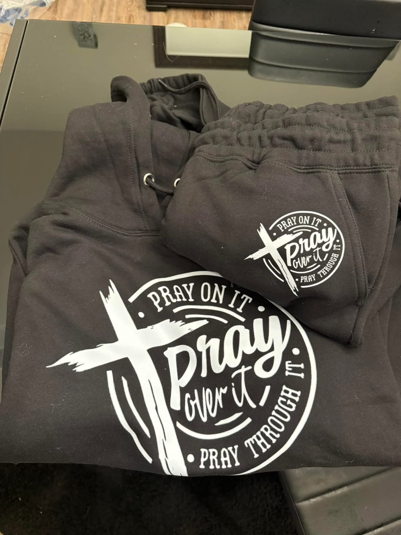 Pray On It Inspirational Jogging Set