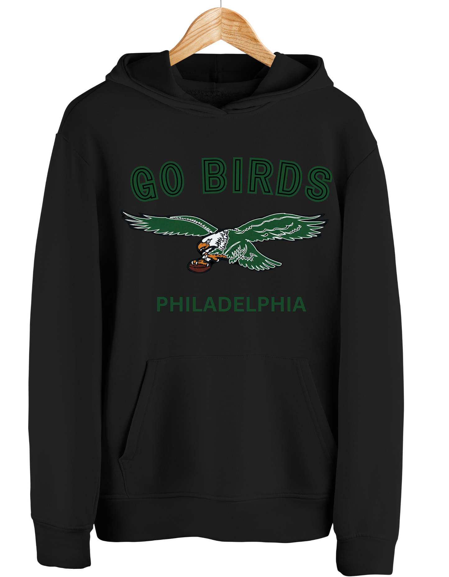 "Philadelphia Eagles Pride Hoodie Set - Front & Back Edition"